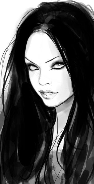 Девушка рисунок