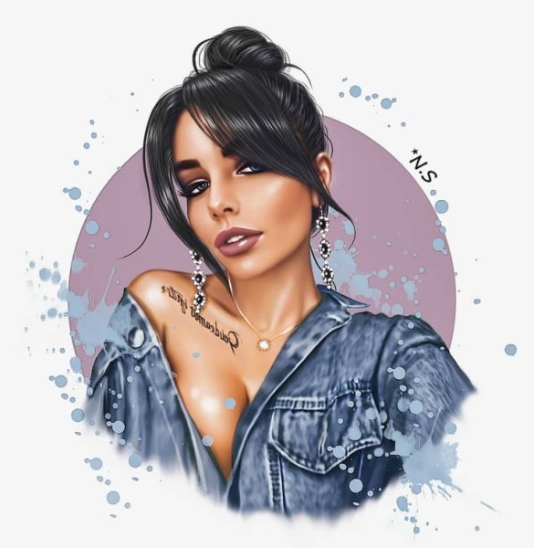 Классные рисунки девушек