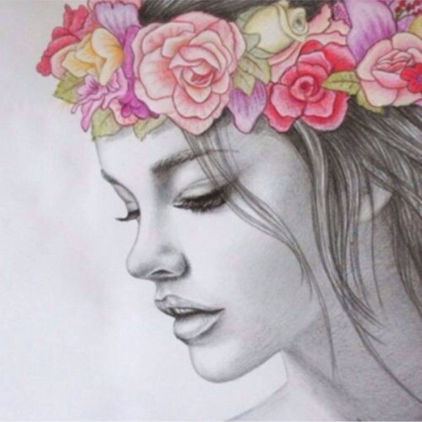 Женщина рисунок