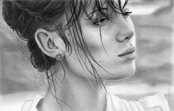 Красивые портреты карандашом