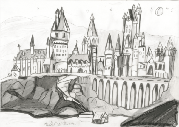 Рисунки Гарри Поттера на факультете Слизерин