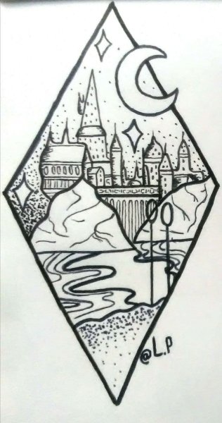 Гарри Поттер рисунки из книги