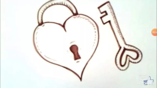 Рисунки для срисовки лёгкие и красивые сердечки