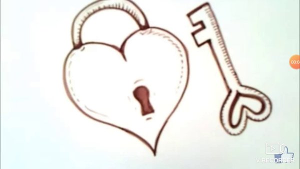 Рисунки для срисовки лёгкие и красивые сердечки