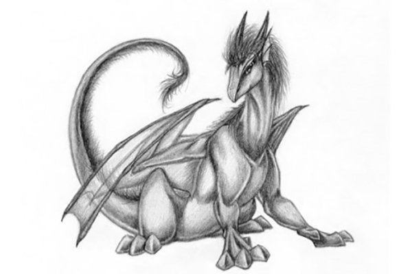 Раскраска дракон