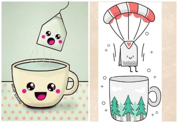 Идеи для срисовки легкие и красивые еда