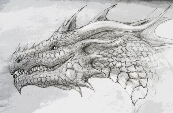 Рисунки карандашом фэнтези