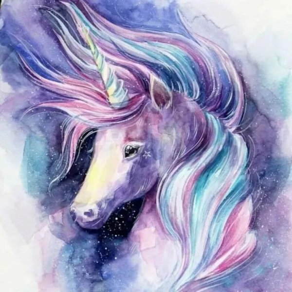 Поэтапное рисование единорога