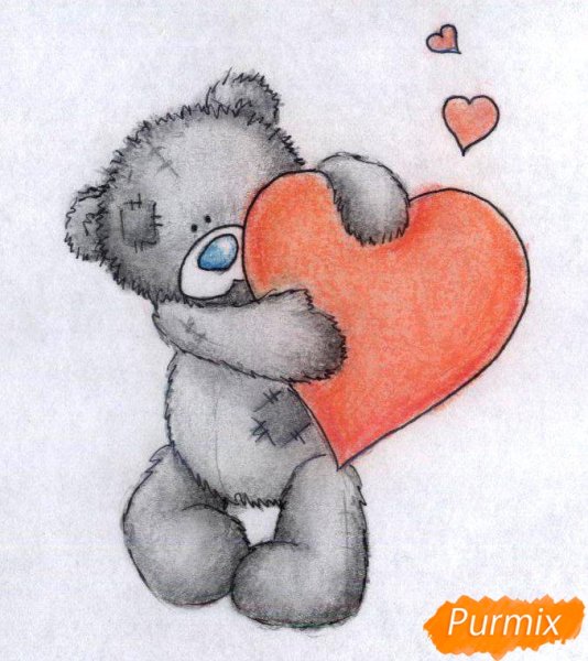 Мишка Тедди с сердечком