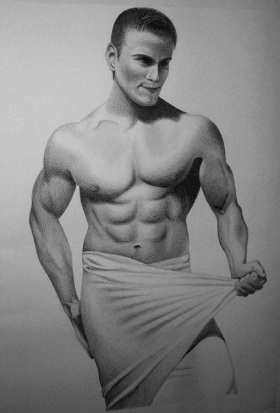 Мужчина рисунок