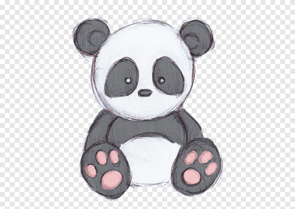 Панда рисунок