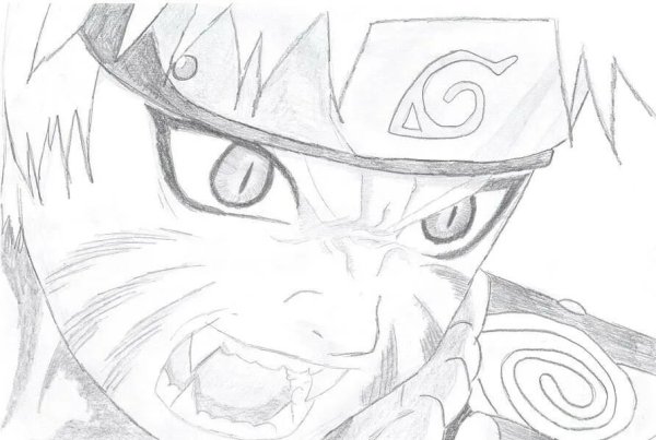 Рисунки для срисовки аниме Наруто