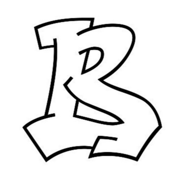 Веселые буквы для раскрашивания