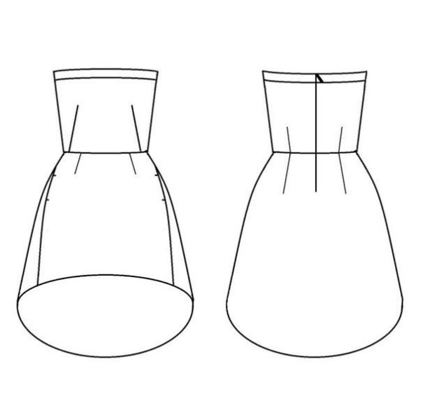 Платья для срисовки