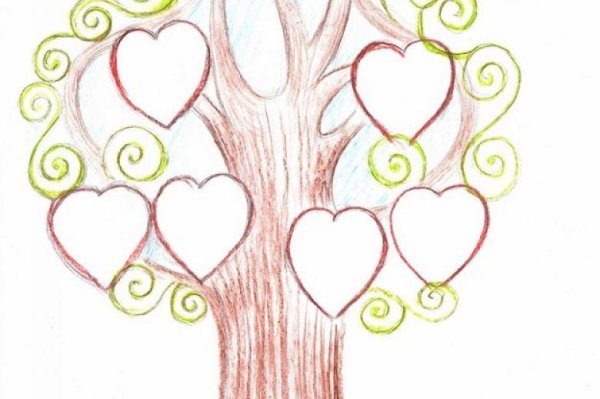 Семейное дерево карандашом