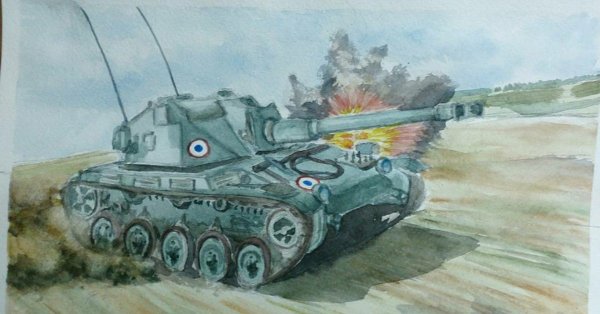 Танк рисунок