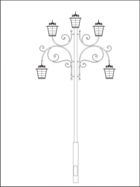 Фонарь рисунок