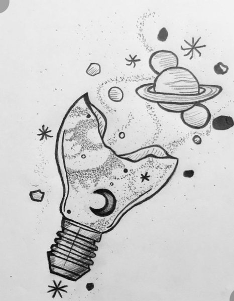 Космос рисунок