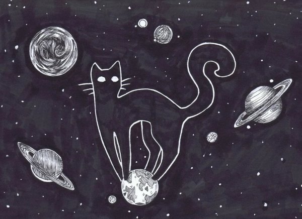 Рисунок на тему космос