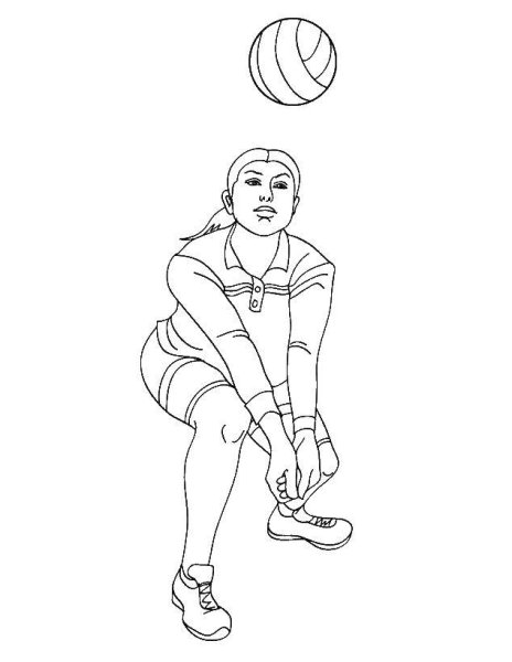 Волейбол рисунок карандашом