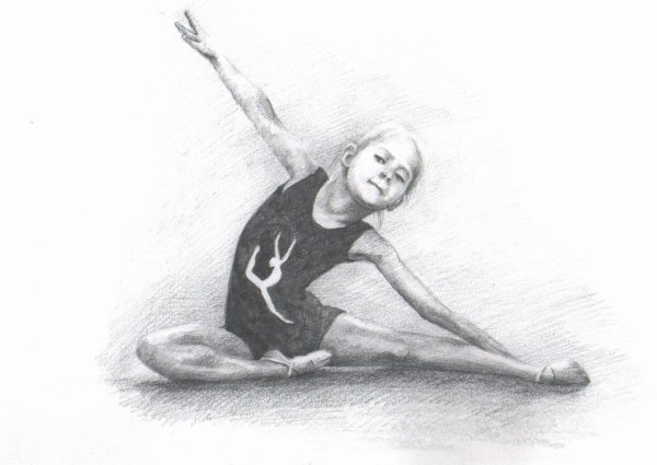 Гимнастка карандашом