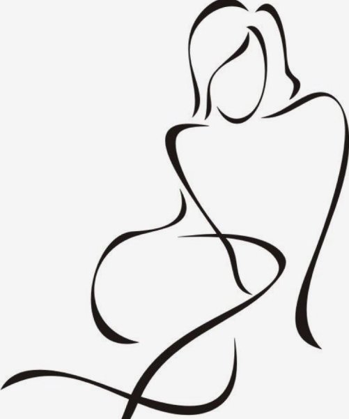 Силуэт девушки