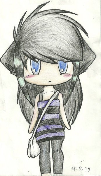 Милые рисунки девочек легко