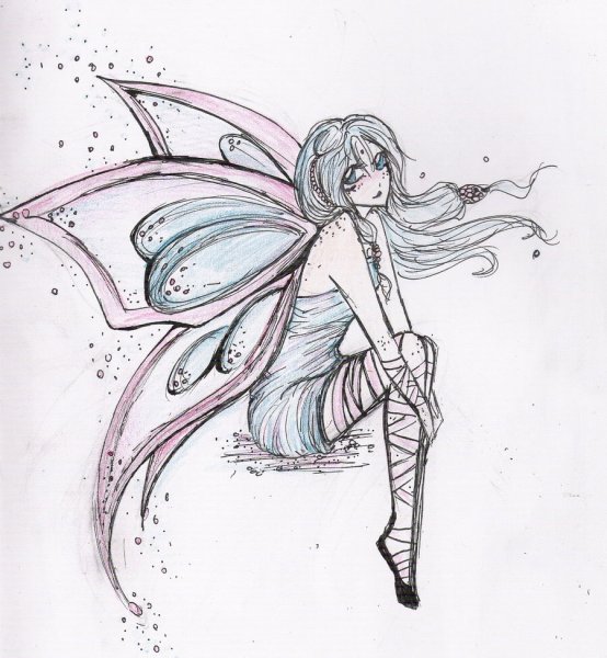 Фея эскиз