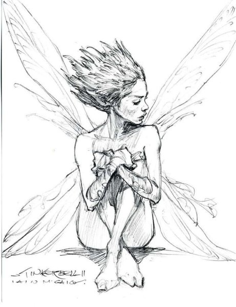Картинки карандашом феи