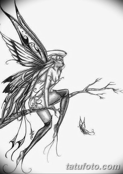 Красивые рисунки карандашом феи