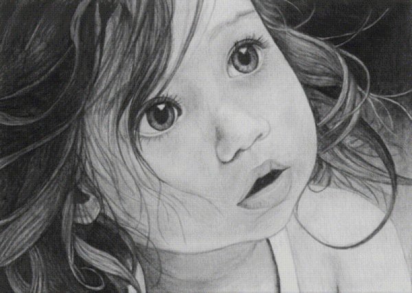 Простые карандаши для девочек