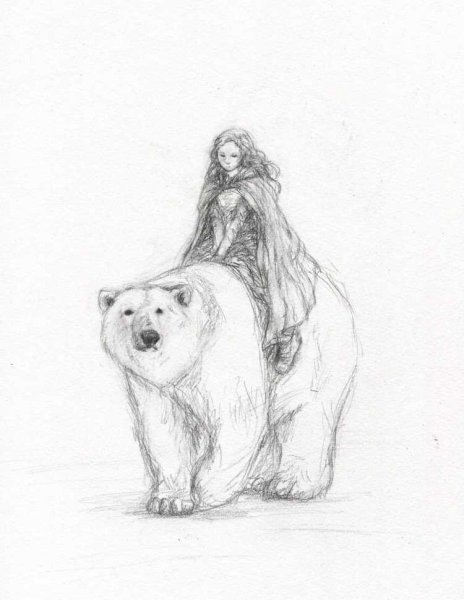 Медведь для срисовки карандашом