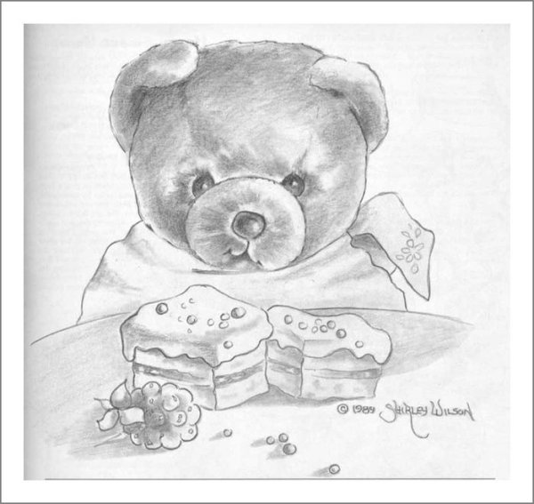 Медведь рисунок карандашом