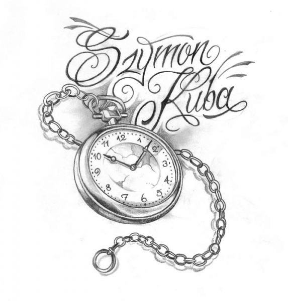 Карманные часы эскиз