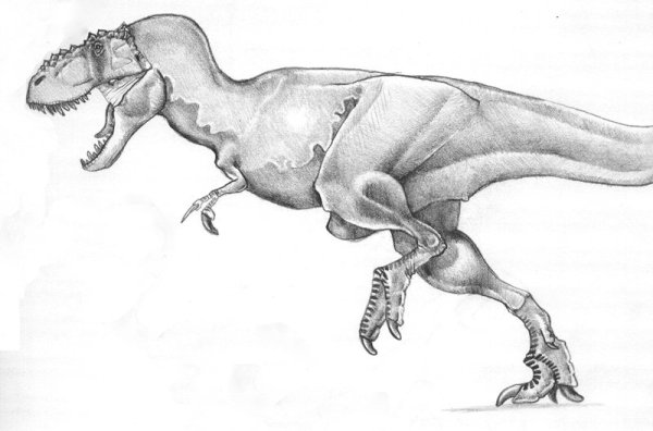 Нарисовать динозавра красиво