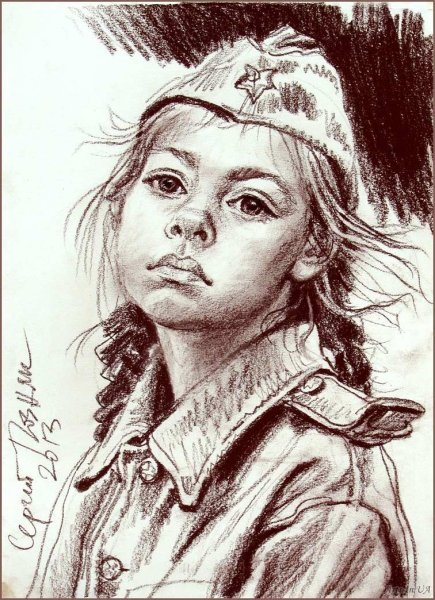 Рисунок на тему война карандашом