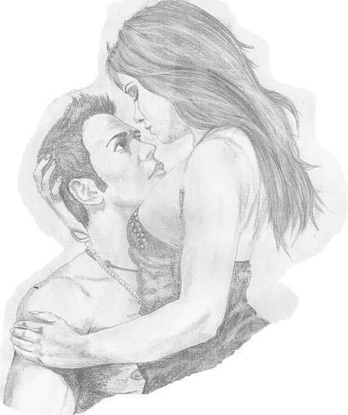 Любовные картины карандашом