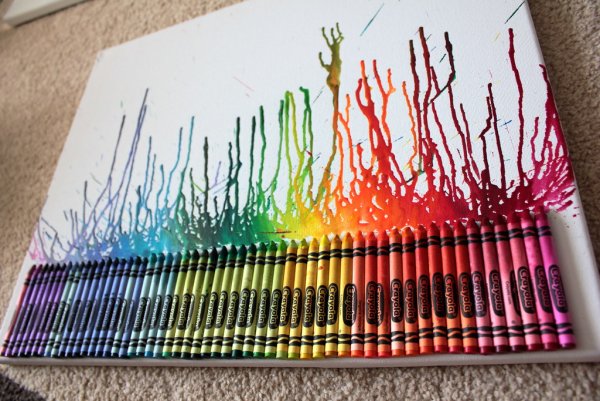 Красками карандашами фломастерами мелками