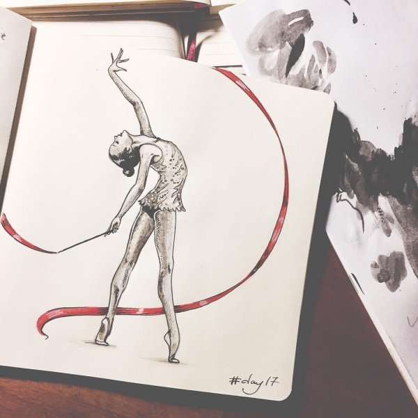 Балетные позы для рисования