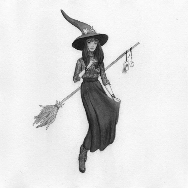 Ведьма набросок