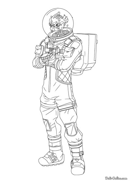 Разукрашки ФОРТНАЙТ скины