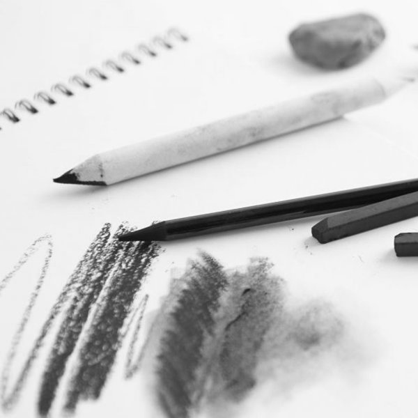 Красивые рисунки углем для начинающих