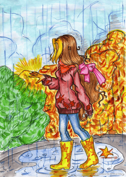 Рисунок на осеннюю тему