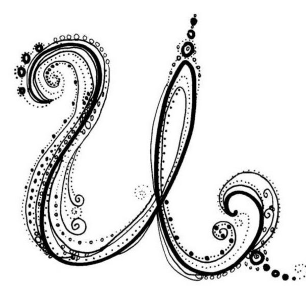 Рисунок Вензель букв