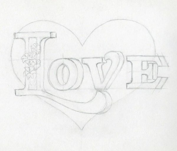 Надписи карандашом