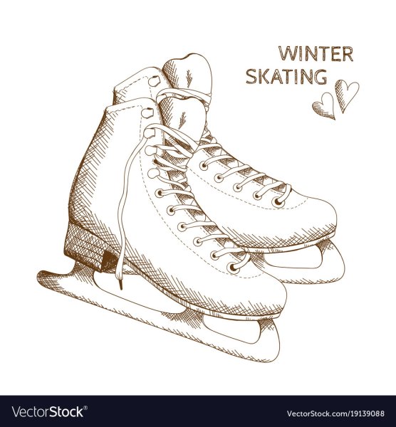 Коньки раскраска