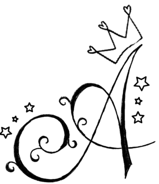 Буква а эскиз