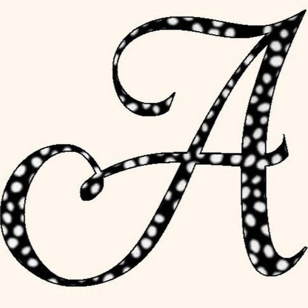 Красивая буква а маленькая