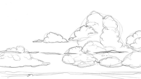 Небо карандашом