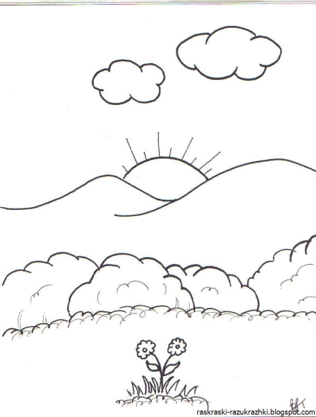 Рисунок к стихотворению тучи Лермонтова